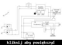 Schemat elektryczny - 1 fazowy z możliwością regulacji