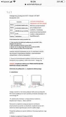 [BK7231N/CBU] Moduł przekaźnika do puszki - AP-SMT-Breaker02-1CH