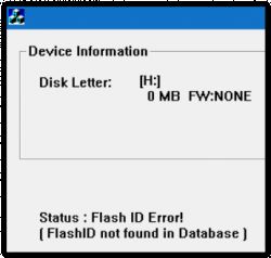 Uszkodzony ADATA USB Flash Drive - błędy podczas formatowania, identyfikacja w ChipGenius