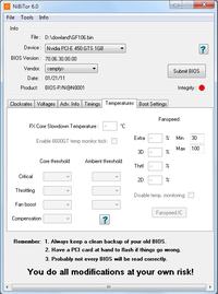PALIT GTS 450 Stałe obroty wentylatora.