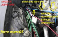 mazda 6 2.0d 2003 - martwe wskaźniki, świecące kontrolki