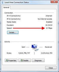 Niska prędkość internetu z Vectry - umowa 150 Mb/s, realnie 10 Mb/s przez kabel