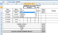 Ewidencja czasu pracy w Excelu - jak obliczyć?
