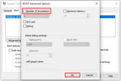 Okno zaawansowanych opcji rozruchu w systemie Windows.