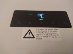 Beko RCNA365E32DZX refrigerator - An exclamation mark pops up every now and then