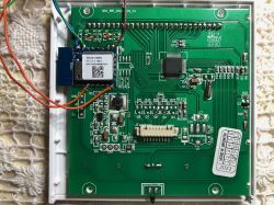 Printed circuit board of MOES BHT-002-GCLW thermostat with TUYA CB3S BK7231N chip.