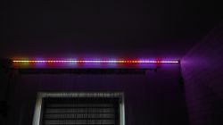 Pasek LED RGB - Poszczególne sekcje przestają świecić na wybrane kolory.