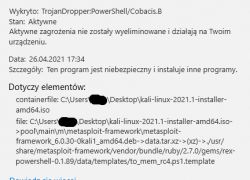 Trojan w pliku .iso zablokowane uprawnienia do usunięcia pliku