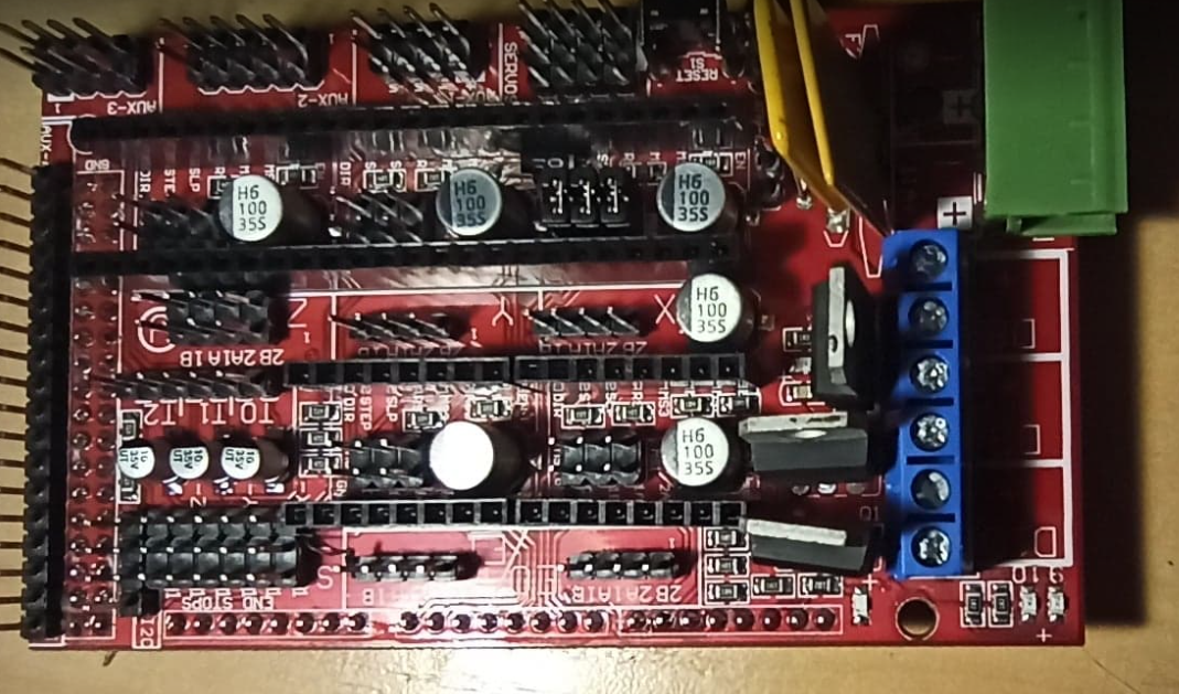 Dioda D1 w Ramps 1.4 Usuwanie diody i identyfikacja Arduino MEGA 2560