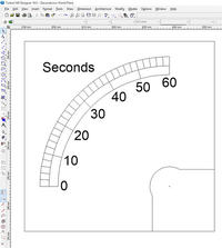 Zegar wykonany na woltomierzach