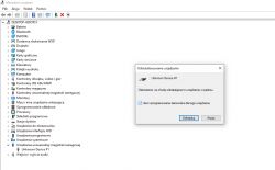 Screenshot of Device Manager showing an uninstallation window for Unknown Device #1.