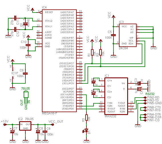 ATMEGA8(L) komunikacja z PC przez RS232 ATMEGA8(L) komunikacja z PC przez RS232