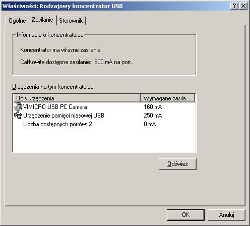 Za mało mA w porcie USB. Modem Neostrady. Jak zwiększyć mA?