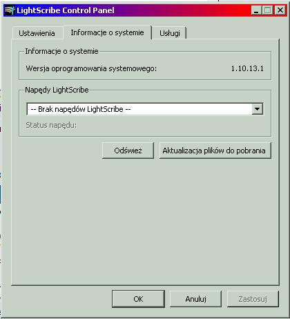 LiteOn Light Scribe SHW 16H5S - nie wykrywana funkcja Light