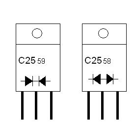 odrysowany schemat wzm.mocy car-audio - model niewiadomy