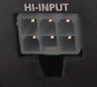 Разъем hi input