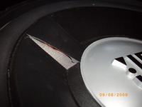 JBL GTO 1200w pęknieta membrana