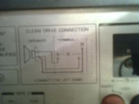 Toshiba Aurex SB-66 - Opcja Clean Drive.