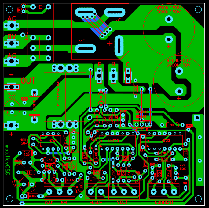Zasilacz laboratoryjny 0-30 V 0-10A