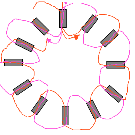 Przewijanie alternatora Opel Astra 1.7 TD - uzwojenia