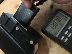 Design and printing of an adapter/cap for the Makita BL1830 18V battery pack