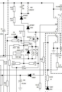 Acer XB321HK - uszkodzony zasilacz, identyfikacja elementów