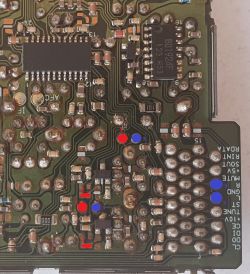 AM/FM tuner FS281-11 (with tuner IC LA1844) - no L/R output sound