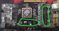 Grubość termopadów do GPU R9 380 podczas odnawiania. Czy zastosować więcej termopadów?
