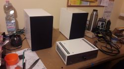 Zestaw dwóch kolumn (kopia Sony SSH-1600) i wzmacniacza stereo na LM3886 Zestaw dwóch kolumn (kopia Sony SSH-1600) i wzmacniacza stereo na LM3886