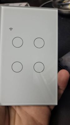 [BK7231N / CB3S] Aubess Tuya Wifi Smart Touch Switch 4 Gang W/ Neutral