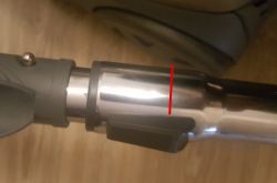Broken locking mechanism in Zelmer Cobra II Silent telescopic tube