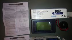 P06S-20/100 panel power consumption / energy consumption meter - test P06S-20/100 panel power consumption / energy consumption meter - test