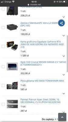 Jakie części do MSI Nightblade Mi3 dla gry Cyberpunk?