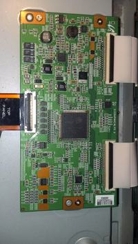 Samsung LE40C630 - ciemny, pulsujący obraz, napięcia zasilacza i T-CON 12.68V