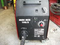 Migomat MIDI MIG 195/3 - przerywanie łuku, strzelanie, krople metalu, co robić?