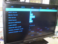 Sharp LC-42XL2E - Po czasie wyłącza - błąd dwa razy Power trzy razy OCP