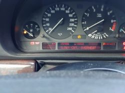 BMW E38 740i - Komunikat SLOW! CAT. OVERHEAT bez błędów OBD