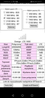 Jaka antena zewnętrzna LTE do Huawei B525 w Bielawie Dolnej?