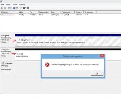 Raid 1 windows 8.1 pro problem z dublowaniem dysku wywala brak miejsca