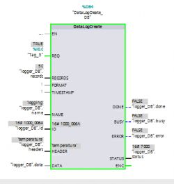 S7-1200 tworzenie (logowanie) danych - w plikach csv