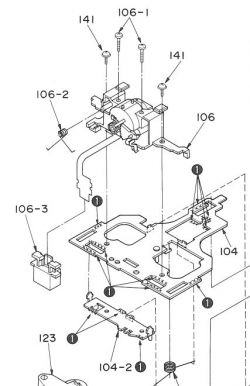 Technics RST-R373 - Regulacja głowicy magnetofonu: jaką śrubkę dokręcić/poluzować?