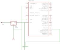 Sterowanie serwem TGe9 na Atmega8 - skokowe ruchy, WinAVR, FCPU 1MHz