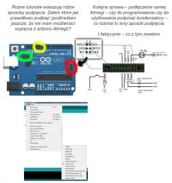 Przenoszenie projektu z arduino na płytkę stykową