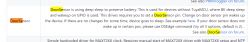 Screenshot of text regarding the DoorSensor driver.