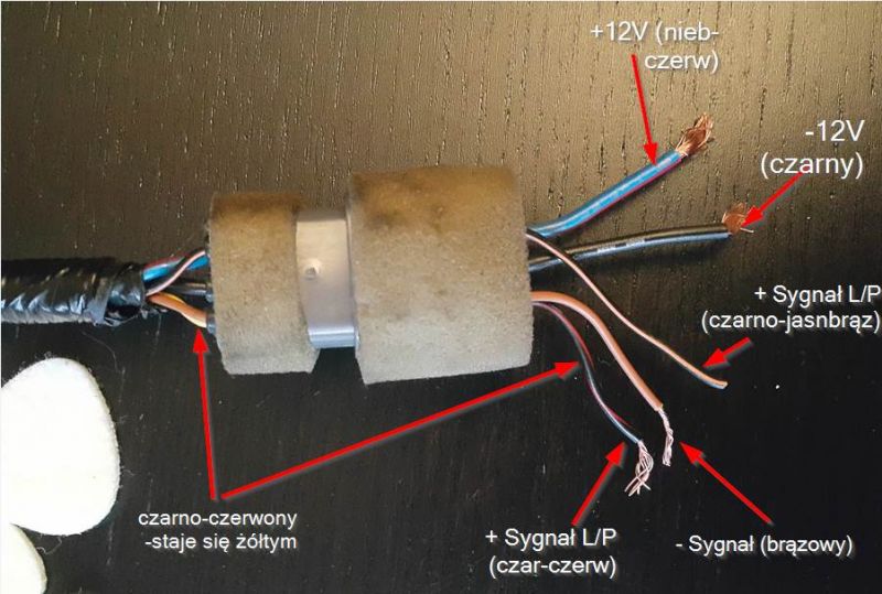Bose GJ 5A 66 960 z Mazdy 6 nie działa po podłączeniu w domu
