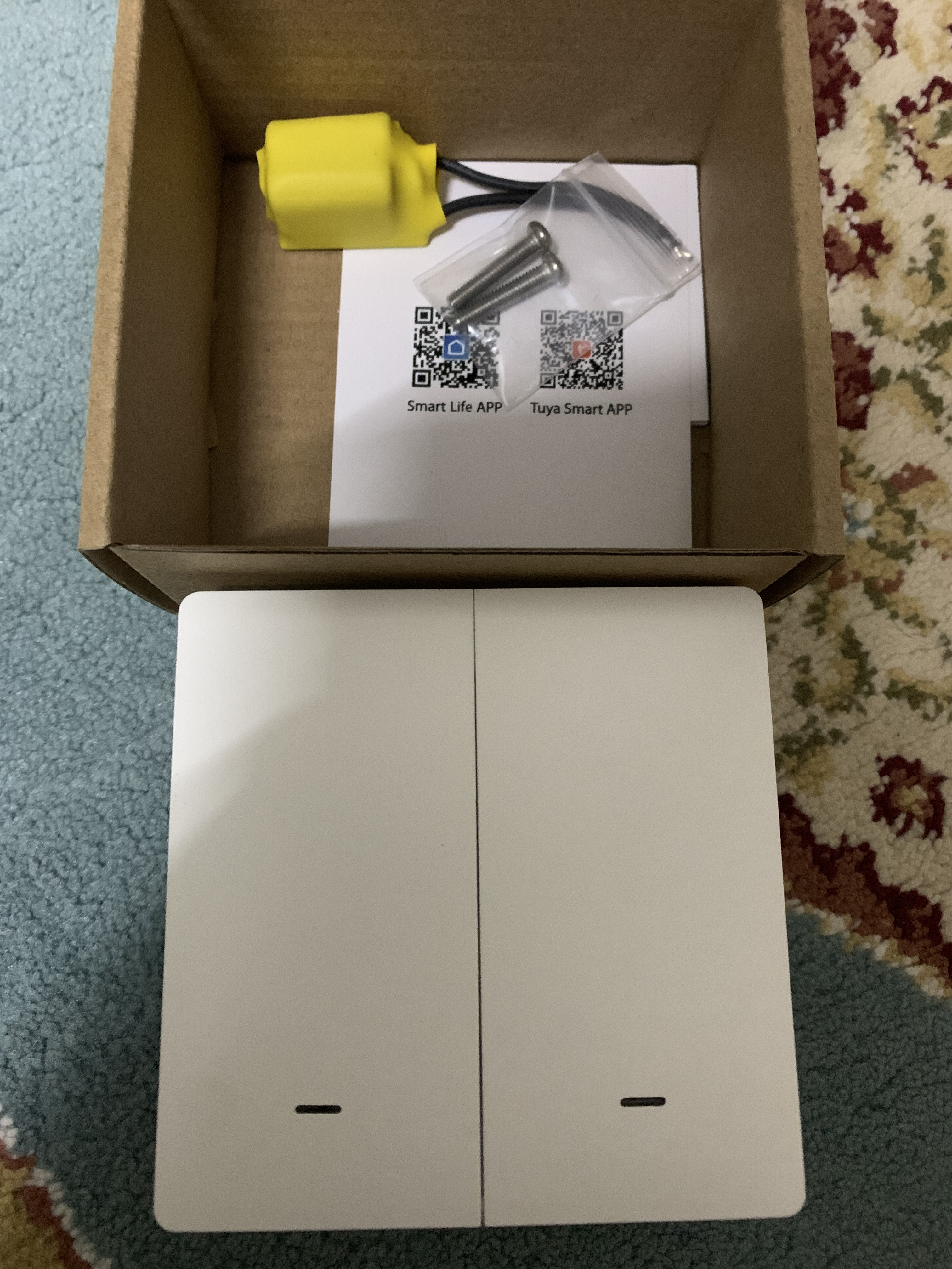 LSPS5 Wall Switch No-Neutral - 2 gang