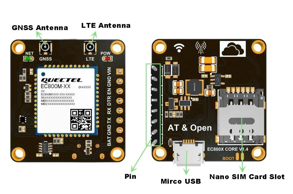 [Sprzedam] Miniaturowy moduł LTE USB/UART + antena FPC - Quectel EG800K-EU