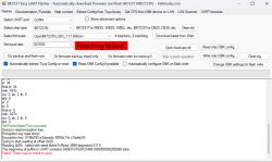 BK7231 Easy UART Flasher software interface with reading error.