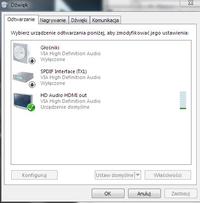 Połączenie PC z TV przez HDMI - Brak dźwięku na TV