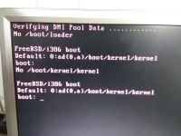 FreeNAS nie bootuje się po remapie dysku 8GB ATA - No boot loader